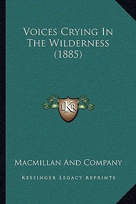 Voices Crying In The Wilderness (1885)