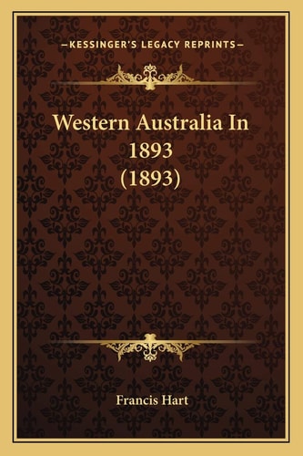 Western Australia In 1893 (1893)