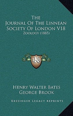The Journal Of The Linnean Society Of London V18: Zoology (1885)
