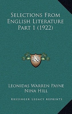 Selections From English Literature Part 1 (1922)