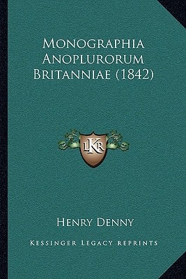 Monographia Anoplurorum Britanniae (1842)