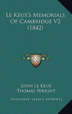 Le Keux's Memorials Of Cambridge V2 (1842)