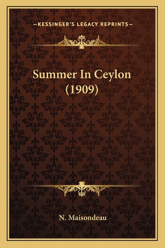 Summer In Ceylon (1909)