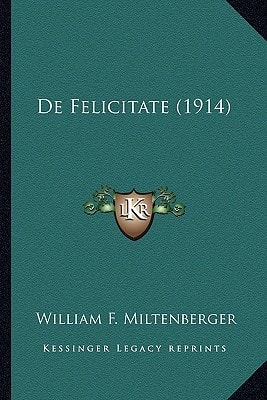 De Felicitate (1914)