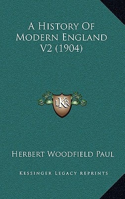 A History Of Modern England V2 (1904)