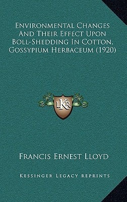 Environmental Changes And Their Effect Upon Boll-Shedding In Cotton, Gossypium Herbaceum (1920)