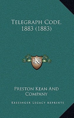 Telegraph Code, 1883 (1883)