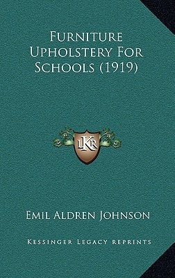 Furniture Upholstery For Schools (1919)
