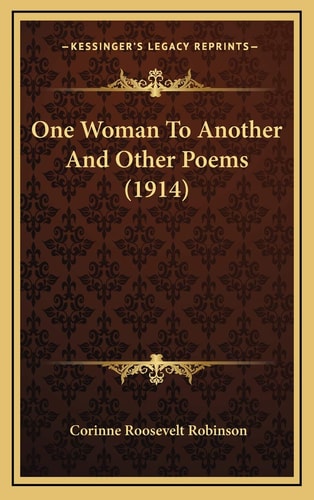 One Woman To Another And Other Poems (1914)