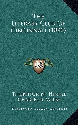The Literary Club Of Cincinnati (1890)