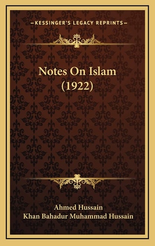 Notes On Islam (1922)