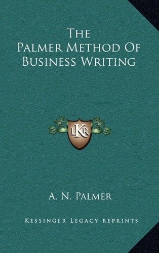 The Palmer Method Of Business Writing