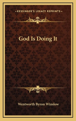 God Is Doing It