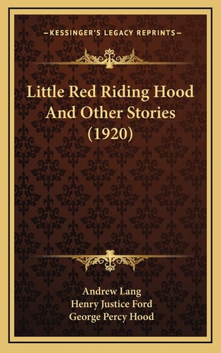 Little Red Riding Hood And Other Stories (1920)