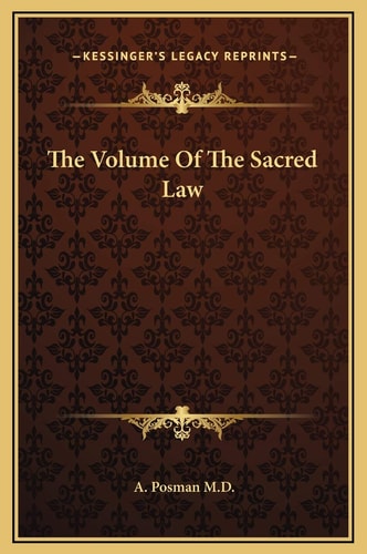 The Volume Of The Sacred Law