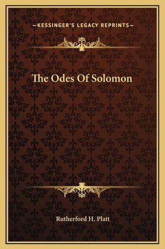 The Odes Of Solomon