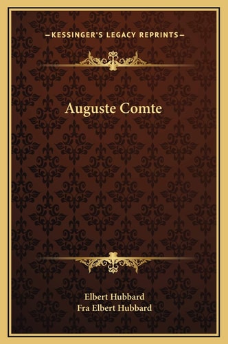 Auguste Comte