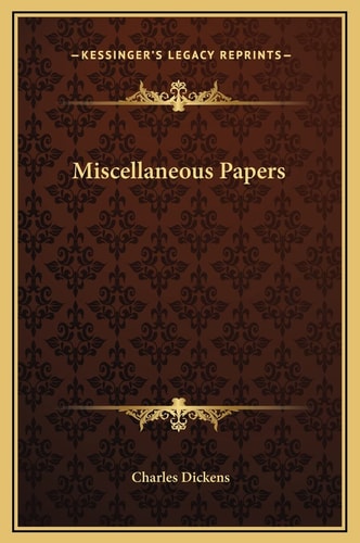 Miscellaneous Papers