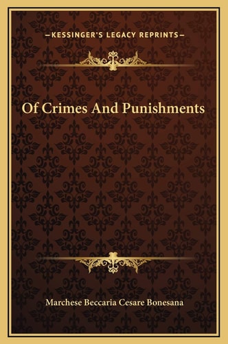 Of Crimes And Punishments
