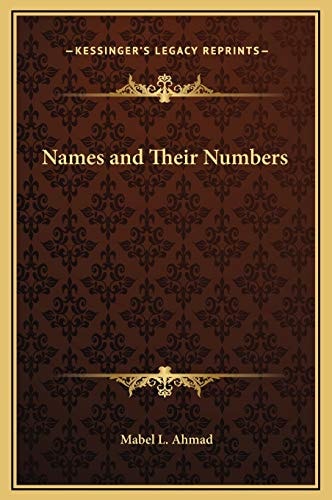 Names and Their Numbers