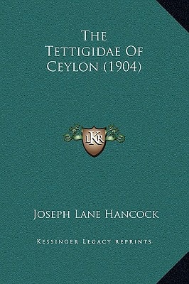 The Tettigidae Of Ceylon (1904)