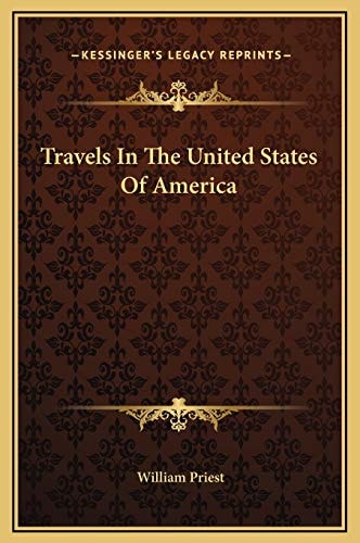 Travels In The United States Of America