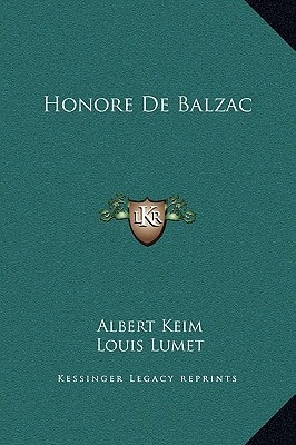 Honoré De Balzac