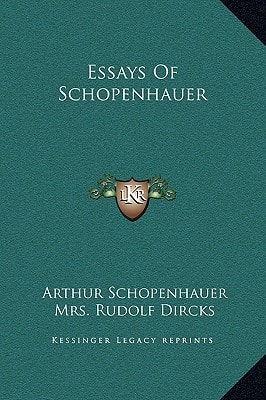 Essays Of Schopenhauer