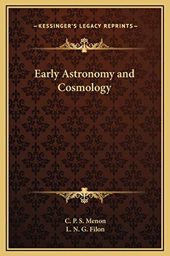 Early Astronomy and Cosmology