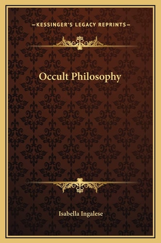 Occult Philosophy