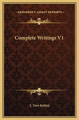 Complete Writings V1