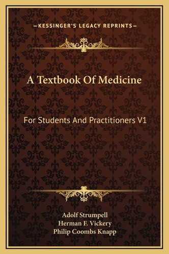 A Textbook Of Medicine: For Students And Practitioners V1
