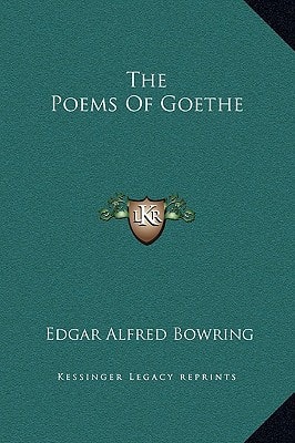The Poems Of Goethe