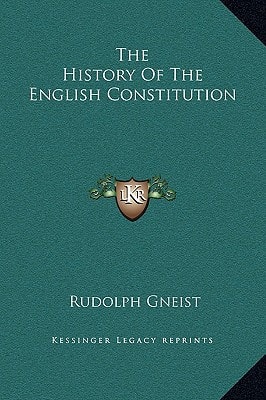The History Of The English Constitution