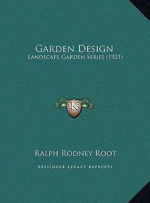 Garden Design: Landscape Garden Series (1921)