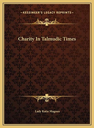 Charity In Talmudic Times