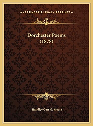 Dorchester Poems (1878)