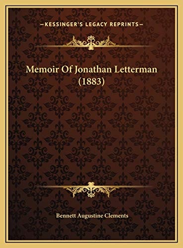 Memoir Of Jonathan Letterman (1883)