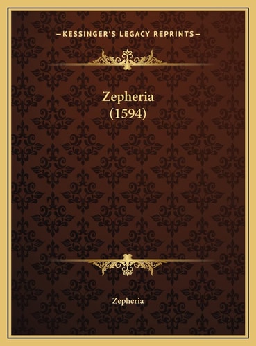 Zepheria (1594)