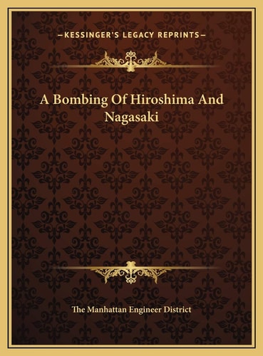 A Bombing Of Hiroshima And Nagasaki