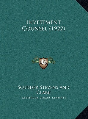 Investment Counsel (1922)