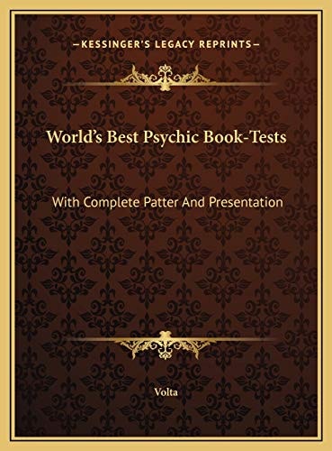 World's Best Psychic Book-Tests: With Complete Patter And Presentation