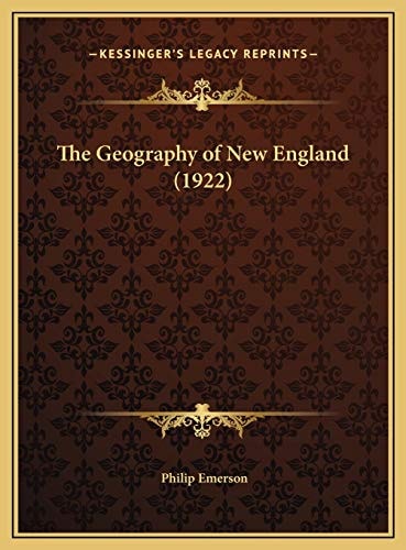 The Geography of New England (1922)