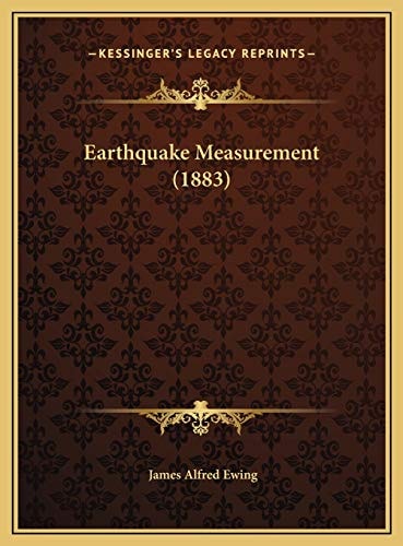 Earthquake Measurement (1883)
