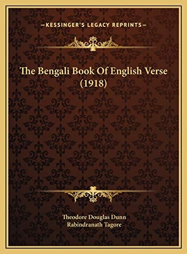 The Bengali Book Of English Verse (1918)