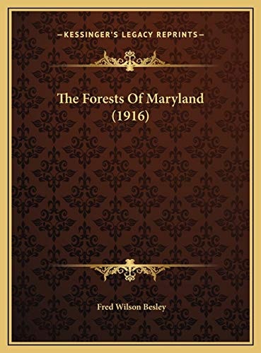 The Forests Of Maryland (1916)