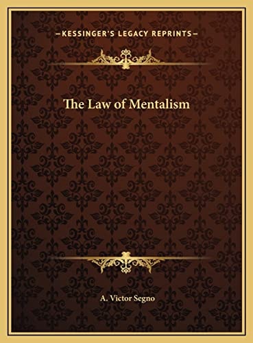 The Law of Mentalism