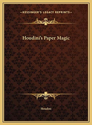 Houdini's Paper Magic