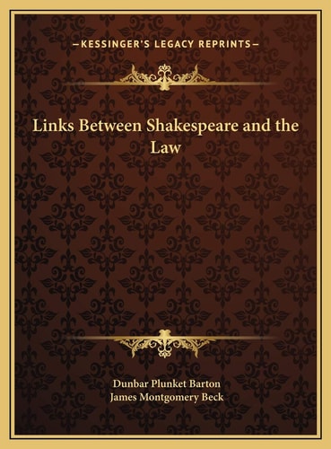 Links Between Shakespeare and the Law