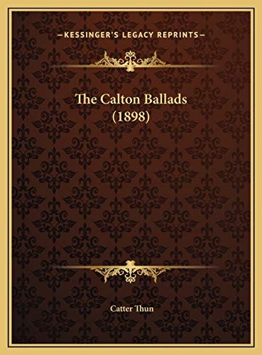 The Calton Ballads (1898)
